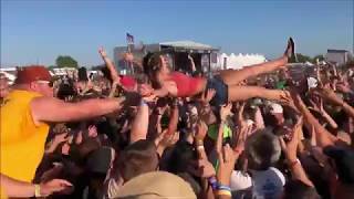 Rocklahoma 2018 side stage crowd surfing and mosh pits [upl. by Serrano]