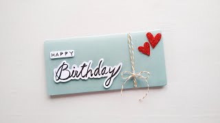 Beautiful Birthday Card Making  DIY Birthday Card Ideas  Dinesh Arts [upl. by Aeli]