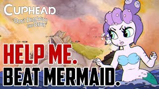 Cuphead  How to Beat Mermaid Medusa Boss Cala Maria [upl. by Sonni]