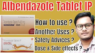 Albendazole tablets ip 400mg  Noworm 400 mg tablet uses in hindi  Zentel tablet  Albendazole tab [upl. by Ran]