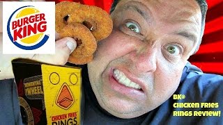 BURGER KING® Chicken Fries Rings REVIEW [upl. by Arlo953]