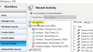 OSForensics Demonstration  Recent Activity [upl. by Nahsrad331]