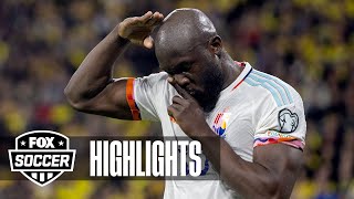 Sweden vs Belgium Highlights  UEFA European Qualifiers [upl. by Yenaffit]