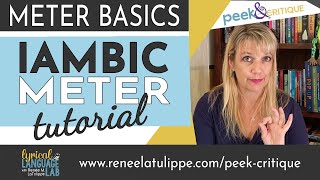 How to Write in Iambic Meter Tutorial  Poetic Meter amp Rhyme Basics [upl. by George965]