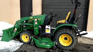 How To Add Hydraulic Oil To A John Deere 2025r Tractor [upl. by Gazo995]