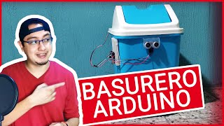 TUTORIAL Basurero automático ARDUINO con sensor ultrasónico [upl. by Teeniv]