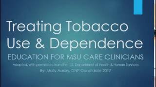 Provider Education Smoking Cessation Program [upl. by Sosthenna]