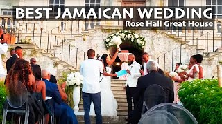 BEST Jamaican Wedding Rosehall Great House Montego Bay [upl. by Theda443]