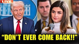 OMG Kaitlan Collins CNN Host BANNED From White House After ASKING ONE QUESTION [upl. by Vins867]