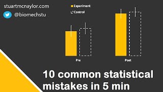 Ten Statistical Mistakes in 5 Min [upl. by Doris]