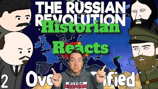 The Russian Revolution Part 2  Oversimplified  Historian Reaction [upl. by Anahsed]