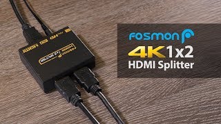 4K HDMI Splitter 1 in 2 Out Specs amp Instructions HD8186 [upl. by Pederson297]