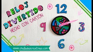 Reloj Fácil y Divertido ⏰ Chuladas Creativas Clock DIY Romero Brito [upl. by Kuska529]