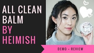 Heimish All Clean Balm  Review  Demo [upl. by Otis]