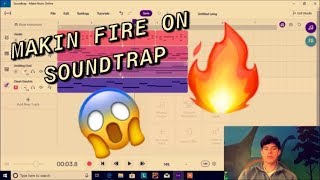 TRAP BEAT TUTORIAL ON SOUNDTRAP [upl. by Cavan]