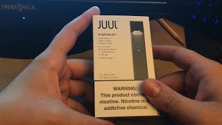 Juul Starter Kit  Unboxing and Review [upl. by Leuqar]