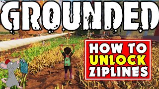 How To Unlock And Craft Ziplines In Grounded New Update Is Live [upl. by Lise]