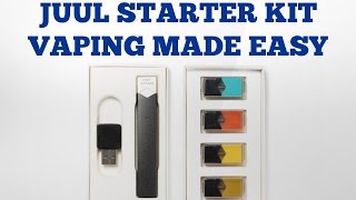 JUUL Starter Kit  Vaping Made Easy  REVIEW [upl. by Gasper960]