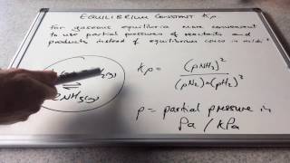 The Equilibrium Constant Kp [upl. by Irolav]