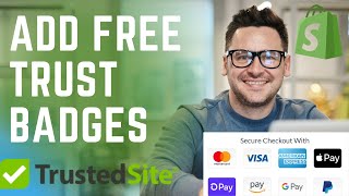 HOW TO ADD SHOPIFY TRUST BADGES 2021 Free and Fastest [upl. by Cordalia]