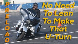 Do You Fear Leaning Your Motorcycle While Making UTurns At Slow Speeds Watch This [upl. by Phira975]