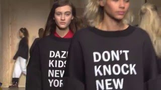 DKNY Fall 2016 Runway Show [upl. by Eta]