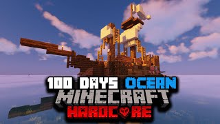 100 Days of Hardcore Minecraft In A Modded Ocean Only World [upl. by Iinden965]