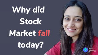 Why Stock Market Crashed today  Why did stock market fall today shorts [upl. by Malvia455]