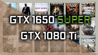 GTX 1650 SUPER vs GTX 1080 Ti Benchmarks  59 tests [upl. by Rhoda]