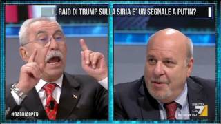 Giulietto Chiesa vs Friedman Assad sanguinario è propaganda americana [upl. by Odnalo640]