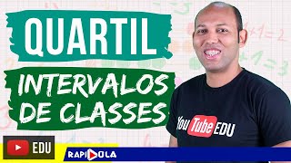 QUARTIL PARA DADOS AGRUPADOS COM INTERVALO ✅ ESTATÍSTICA [upl. by Daniyal]