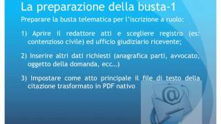 Liscrizione a ruolo telematica della citazione cartacea [upl. by Ingaberg]