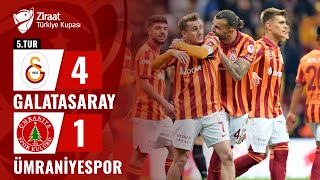 Galatasaray 41 Ümraniyespor MAÇ ÖZETİ Ziraat Türkiye Kupası 5 Tur  18012024 [upl. by Uht757]