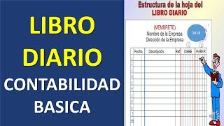 Contabilidad Basica El libro diario [upl. by Burg]