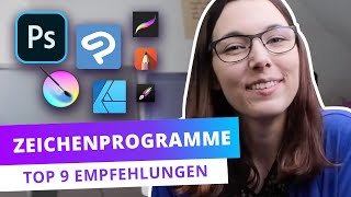 Zeichenprogramme amp Apps – Meine TOP 9 Empfehlungen 2024  Adobe Review [upl. by Hilda]