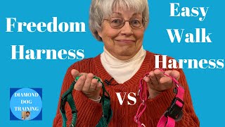 Easy Walk Harness vs Freedom Harness No Pull Harness Review [upl. by Ojahtnamas]