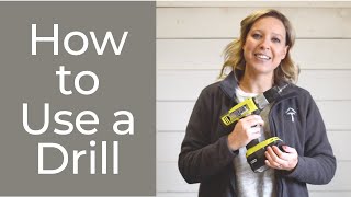 How to use a Drill A Beginners Guide [upl. by Noicpesnoc]