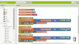 App Inventor Calculator Tutorial Part 2 of 4 [upl. by Airtemak]