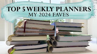 TOP 5 WEEKLY PLANNERS  2024 [upl. by Donetta568]