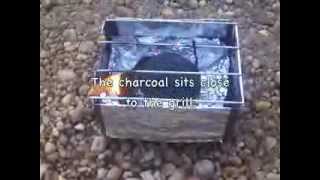 Esbit Stove with Charcoal [upl. by Ymot]