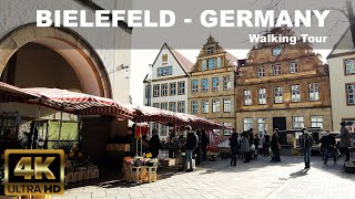 🇩🇪 BIELEFELD  GERMANY  Walking Tour  4K UHD [upl. by Pellet]