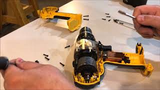 DeWALT 18V Drill Brush Replacement Repair DCD940 [upl. by Fesuoy933]