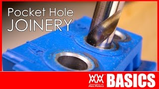 Beginners guide to pocket hole joinery  WOODWORKING BASICS [upl. by Enneira]