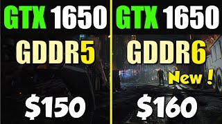 GTX 1650 GDDR5 vs GTX 1650 GDDR6 [upl. by Burnard561]