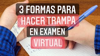 COMO hacer TRAMPA en un examen VIRTUAL ✅ [upl. by Aguayo]