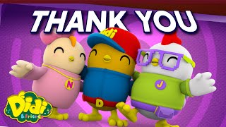 Thank You  Fun Family Song  Didi amp Friends Songs for Children [upl. by Mcgrody]