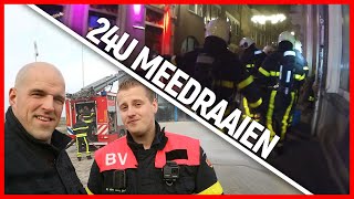 Op uitruk tijdens 24 uursdienst  Brandweervloggers Rick amp Richard  VLOG25 [upl. by Ditter]