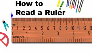 How to read an Inch ruler or tape measure [upl. by Malan795]