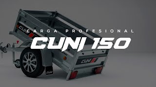 REVIEW Remolque de carga profesional CUNI 150 [upl. by Colligan]