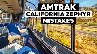 Amtrak California Zephyr Mistakes [upl. by Alletneuq]